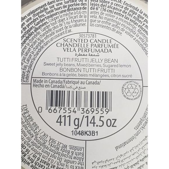 BBW Happy Easter Tutti Frutti Candy Foaming Hand Soap 3 Wick Candle & Accessory - Picture 4 of 4